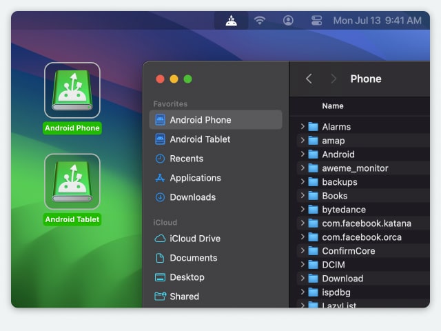 MacDroid is the best app for transfer files from OnePlus to Mac.
